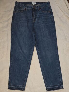 Sonoma Dark Blue Mid-Rise Cropped Jeans